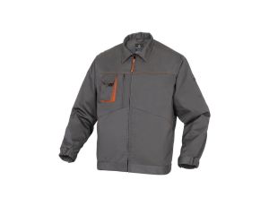 Bluza Robocza z poliestru i bawełny kolor szaro-pomarańczowy rozmiar XL M2VE2GRXG