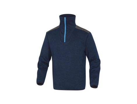 Bluza polarowa imitacja swetra kolor granatowy rozmiar XL MARMOBMXG