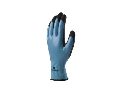 Rękawice robocze powlekane nitrylem kolor niebieski 10 VV636BL10
