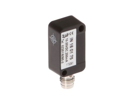 Czujnik indukcyjny 28x10x16mm niezabudowany Sn: 4mm 10-30V DC PNP NO złącze M8 3pin IP67 IN160175