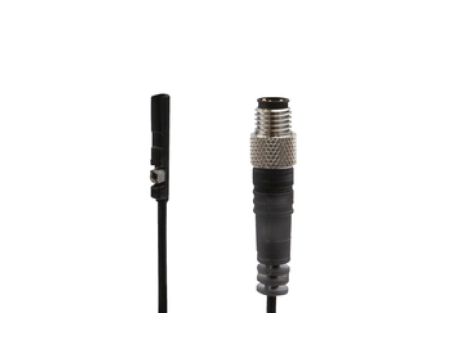 Czujnik magnetyczny na cylinder zaokrąglony rowek 3,75mm O3,6mm 24mm 10-30V DC 80 C 1x PNP NO kabel M8 3-pinowy LED MZR42187