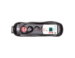 Listwa zasilająca Premium-Line 1,8m 4 gniazda czarna H05VV-F 3G1,5 1156004014/1951144100