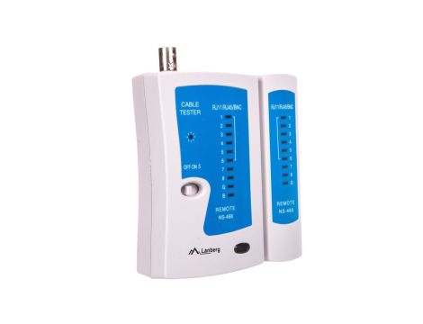 Tester kabli RJ-45, RJ-11, RJ-12, koncentrycznych NT-0401 (nie zawiera baterii)