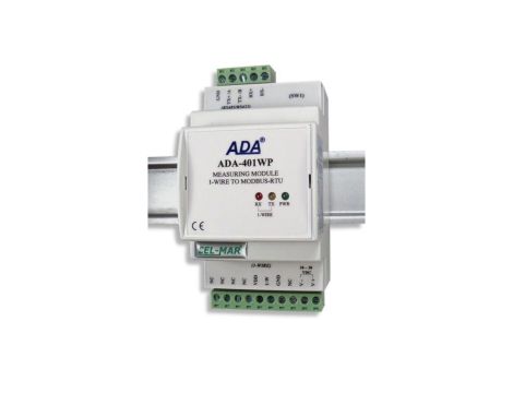 Moduł pomiarowy 1-WIRE na MODBUS-RTU ADA-401WP-1-23