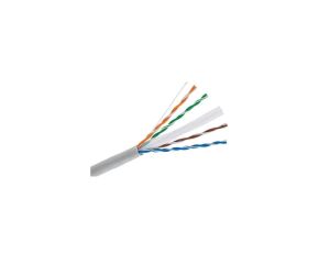 Kabel Skrętka Kat 6 UTP Drut 305m Box Szara 100 Miedzi