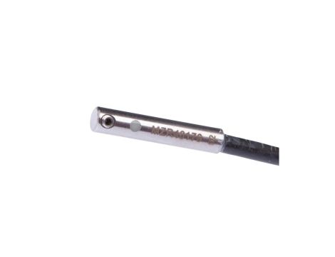 Czujnik magnetyczny cylinder zaokrąglony rowek 4.1mm O4mm dł 20mm 10-30V DC PNP NO kabel złącze M8 3pin 0.3m PUR IP67 MZR40179