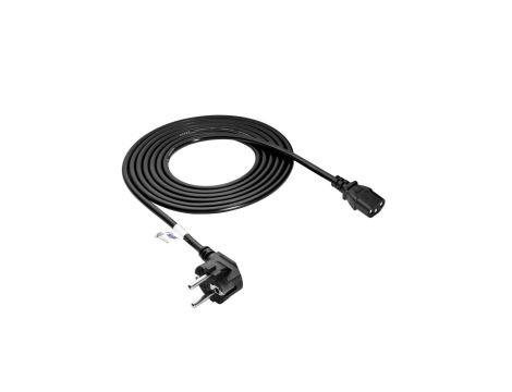 Kabel zasilający Akyga AK-PC-06A CCA 3x0.75mm CEE 7/7 / IEC C13 3 m