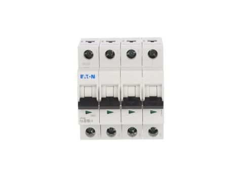 Wyłącznik nadprądowy 4P D 10A 6kA AC PL6-D10/4 166538