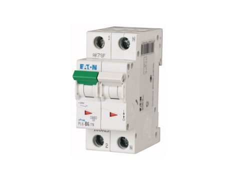 Wyłącznik nadprądowy 1P+N B 6A 6kA AC PL6-B6/1N 106025