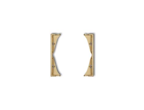 MINI Ramka pośrednia do gniazd podwójnych złota 29MRP-2