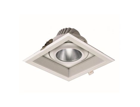 Oprawa TAPIS DOWNLIGHT LED 25W 3100LM 20st 830 ECG biały 0000002056