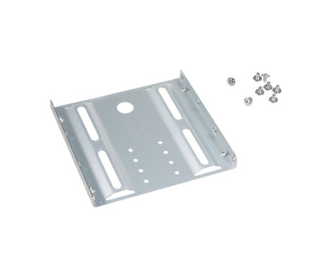 Adapter redukcja HDD/SSD sanki szyna 3,5cala na 2,5cala Maclean MC-655 metalowy MC-655