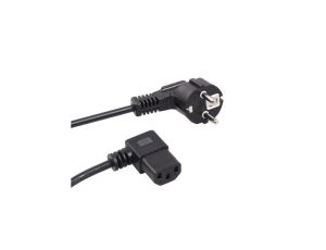 Kabel zasilający kątowy 3 pin 1,5M wtyk EU Maclean MCTV-802 MCTV-802