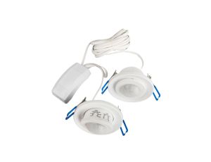 Czujnik ruchu pir podwójny, do zabudowy Maclean Energy MCE143 zasięg 8m, 1200W/300W MCE143