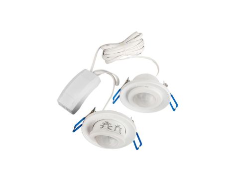 Czujnik ruchu pir podwójny, do zabudowy Maclean Energy MCE143 zasięg 8m, 1200W/300W MCE143