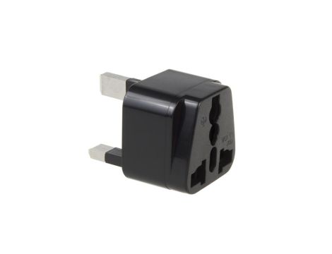 Adapter gniazdo EU na wtyk UK Maclean MCE154 czarny MCE154