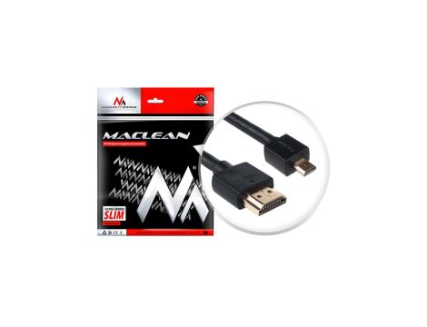 Przewód HDMI-microHDMI ULTRA SLIM v1.4 3m Maclean MCTV-723 A-D MCTV-723