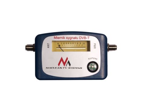 Miernik telewizyjny DVB-T Maclean MCTV-627 kabel 25cm F-F, etui, zestaw zasilający MCTV-627