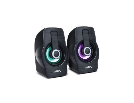 Głośniki komputerowe 6W USB Black Audiocore AC855 B AC855