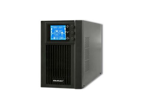 Qoltec Zasilacz awaryjny UPS On-line Pure Sine Wave 1kVA 800W LCD USB