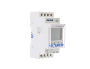 Elektroniczny programator czasowy, 52 programy, 3 języki menu, 2 moduły, DIN TH-35mm OR-PRE-433