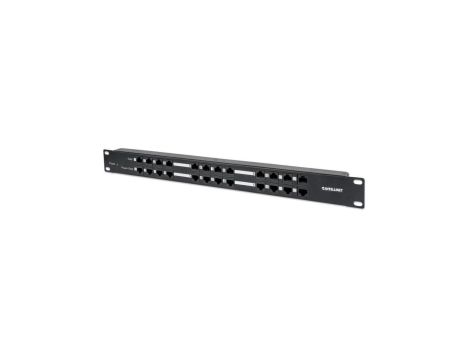 Patch panel zasilający PoE 24 porty RJ45, 120W, 1U, Cat5e 720342