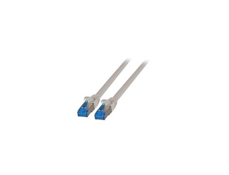Patchcord SFTP 5m Cat6a LSZH Superflex szary na kablu Cat7