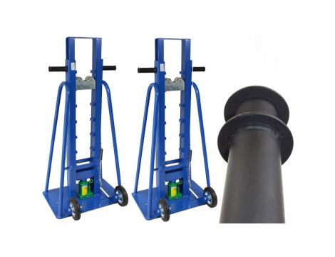 Podnośnik do bębnów kablowych PH-4T, Podnośnik bębnowy hydrauliczny 4 tony