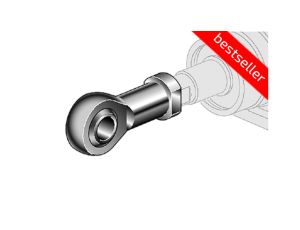 Końcówka prosta z przegubem kulowym M6 do siłownika D12-16, ISO6432