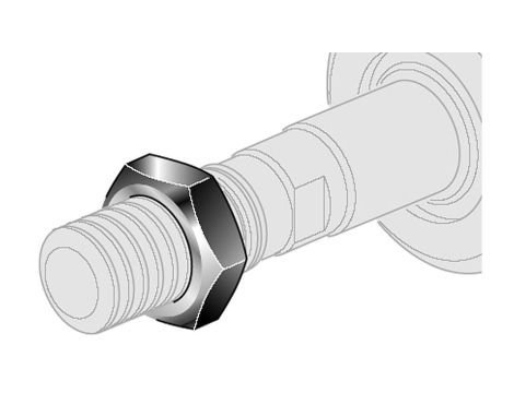 Nakrętka do tłoczyska D25 M10x1,25