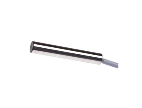 Czujnik indukcyjny 6,5mm dł: 40mm zabudowany Sn: 1,5mm 10-30V DC PNP NO kabel 2m PVC IP67 mosiądz niklowany IA060100