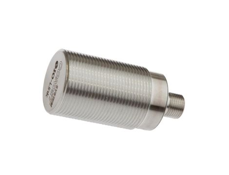 Czujnik indukcyjny w całości stalowy M30x1,5 64 mm zabudowany Sn: 10 10-30V DC PNP NO IO-Link złącze M12 IP69K IC300122