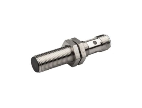 Czujnik indukcyjny M12x1 dł: 60 mm zabudowany Sn: 3 10-30V DC PNP NC złącze M12 IP67 mosiądz niklowany IB120221