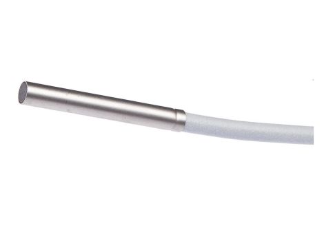 Czujnik indukcyjny śr 3mm dł: 22mm zabudowany Sn: 0.6mm 10-30V DC PNP NO IO-Link kabel złącze M8 3-pinowy 0.15m IP67 IBR30174