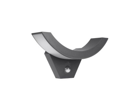 Lampa LED z czujnikiem ruchu na podczerwień MCE290 GR 800lm 10W IP54 Maclean kolor szary