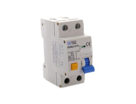 Wyłącznik różnicowoprądowy z członem nadprądowym 1P+N 20A B 30mA typ AC