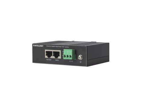 Przemysłowy zasilacz PoE+ 30W, 1x RJ45 Gigabit
