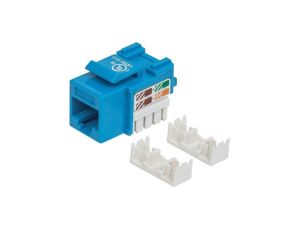 Moduł Keystone RJ45 UTP Cat5e Niebieski Punch-Down