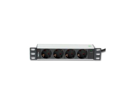 Listwa zasilająca Rack 101U 250V/16A 4X Schuko 1,8M I-CASE M10-4D