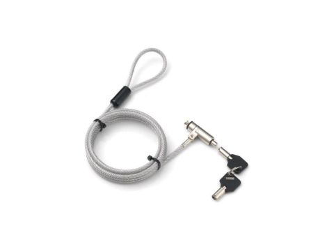 Linka zabezpieczająca do laptopa/notebooka Nano Slot 2.5x5.5mm na Klucz 1.8m