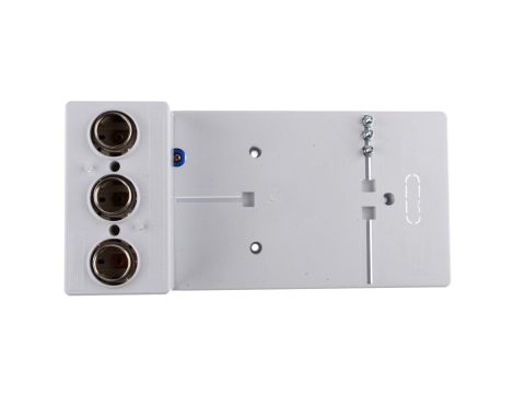 Tablica licznikowa 320x152mm 1F szara TL-1F-3X25A 10.10