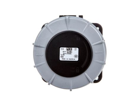 Gniazdo tablicowe 63A 5P 500V /100x100/ czarne IP67 POWER TWIST 335-7