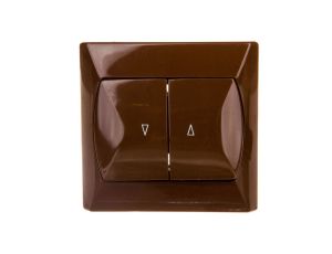 AKCENT Łącznik żaluzjowy brązowy ŁP-7A/24