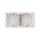 MOSAIC Puszka natynkowa pojedyncza pozioma /4-5modułów/ biała 080285
