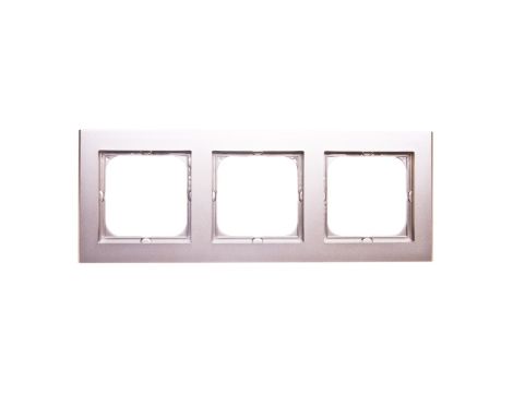 SONATA Ramka potrójna szampański złoty R-3R/39