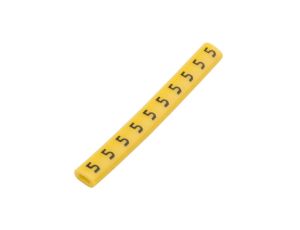 Oznacznik przewodów OZ-0/5 żółty E04ZP-01020100600 (100szt.)