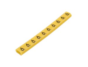 Oznacznik przewodów OZ-0/6 żółty E04ZP-01020100700 (100szt.)