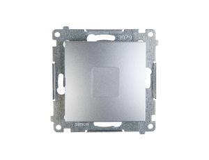 Simon 54 Zaślepka ramki srebrny mat DPS.01/43