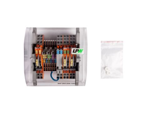 Listwa pomiarowa LPW 14-torowa 230V AC szeregowa 847-297/230-1001