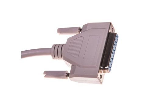 Kabel przedłużający LPT 1:1 Typ DSUB25/DSUB25, M/Ż beżowy 3m AK-610201-030-E